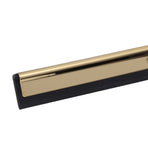 Stainless Steel Squeegee All Purpose Shower Window Squeegee with Hook for Household Easy Cleaning Gold