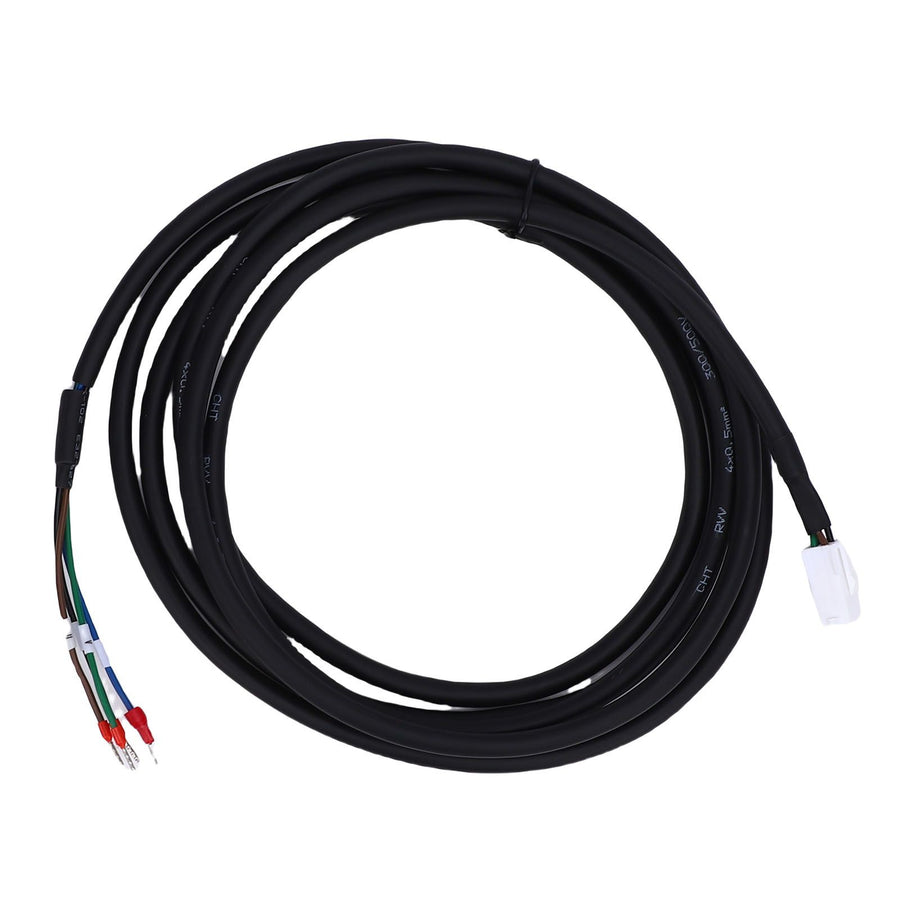Servo Motor Low Power Power Cable Fit for A4 A5 A6 Flame Retardant Soft Easy Wiring 3.0m