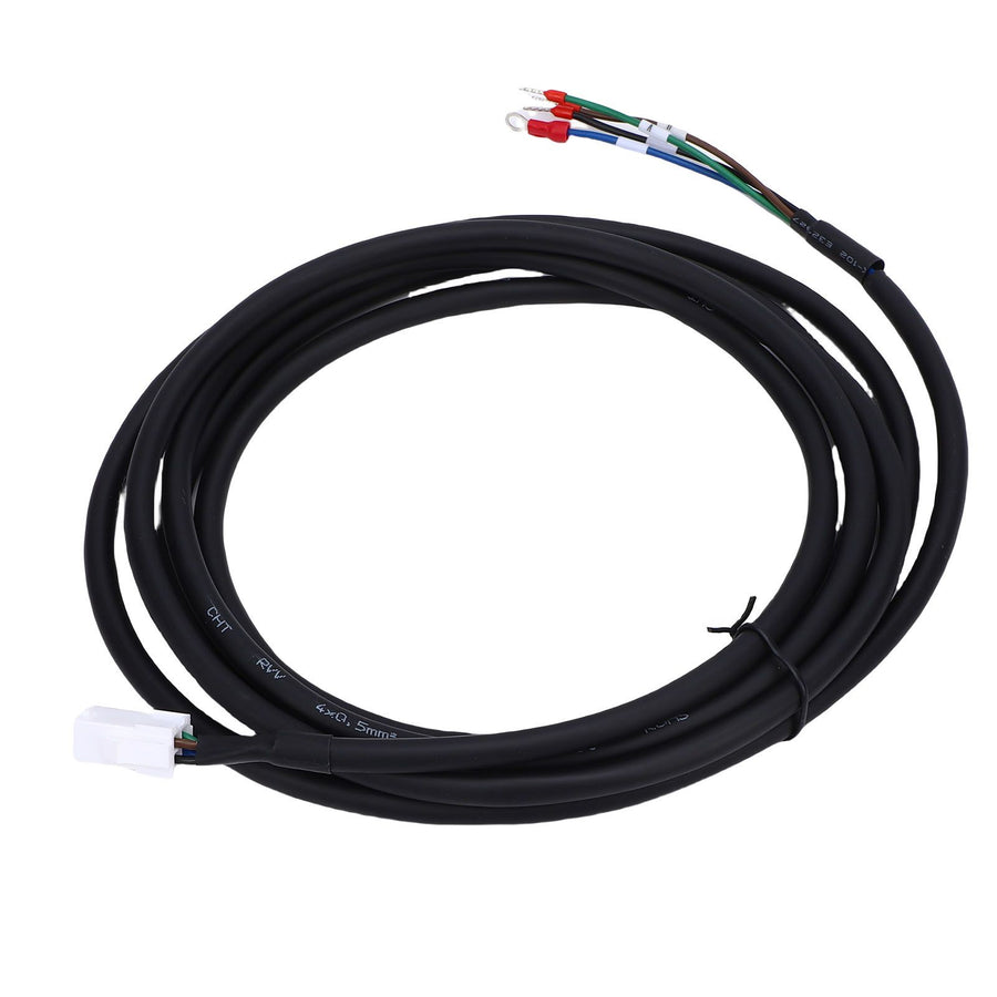 Servo Motor Low Power Power Cable Fit for A4 A5 A6 Flame Retardant Soft Easy Wiring 3.0m