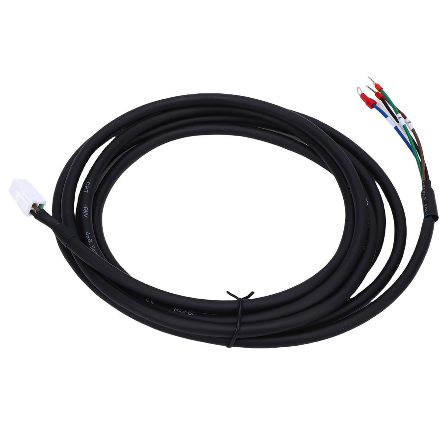 Servo Motor Low Power Power Cable Fit for A4 A5 A6 Flame Retardant Soft Easy Wiring 3.0m