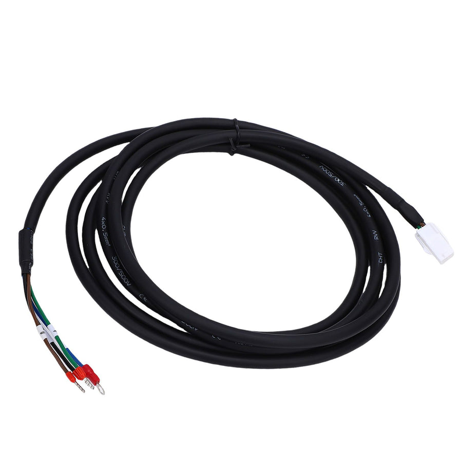 Servo Motor Low Power Power Cable Fit for A4 A5 A6 Flame Retardant Soft Easy Wiring 3.0m