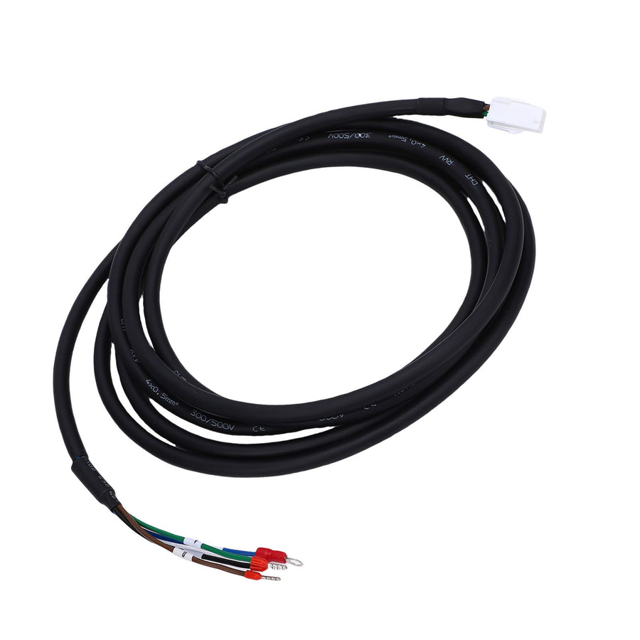 Servo Motor Low Power Power Cable Fit for A4 A5 A6 Flame Retardant Soft Easy Wiring 3.0m