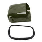 Hanging Trash Can Wide Opening Space Saving Under Counter Small Waste Bin with Press Ring for Kitchen Bathroom OD Green
