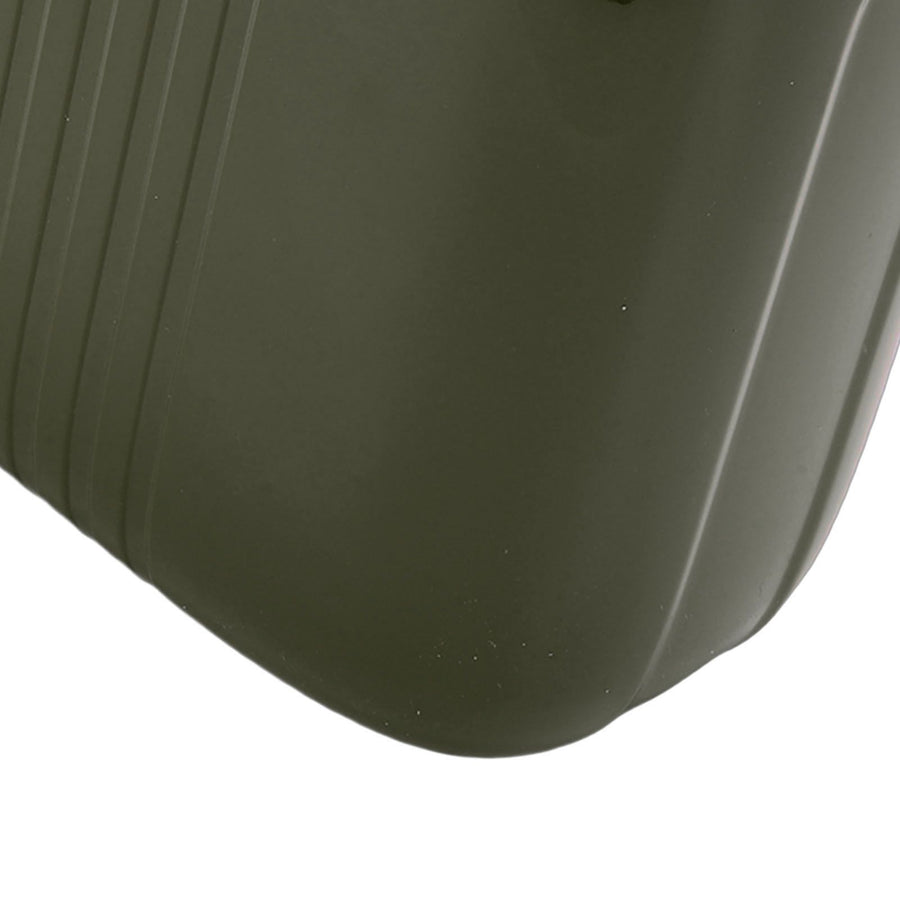 Hanging Trash Can Wide Opening Space Saving Under Counter Small Waste Bin with Press Ring for Kitchen Bathroom OD Green
