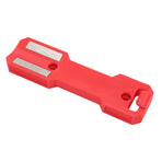 Magnetic Aerosol Can Holder Wall Mounted Rolling Aerosol Spray Can Storage Rack for Garage Workshop Home Red