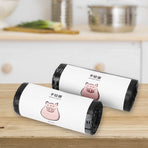 2 Rolls Vest Type Disposable Garbage Bag Portable Household Trash Rubbish Bag