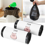 2 Rolls Vest Type Disposable Garbage Bag Portable Household Trash Rubbish Bag