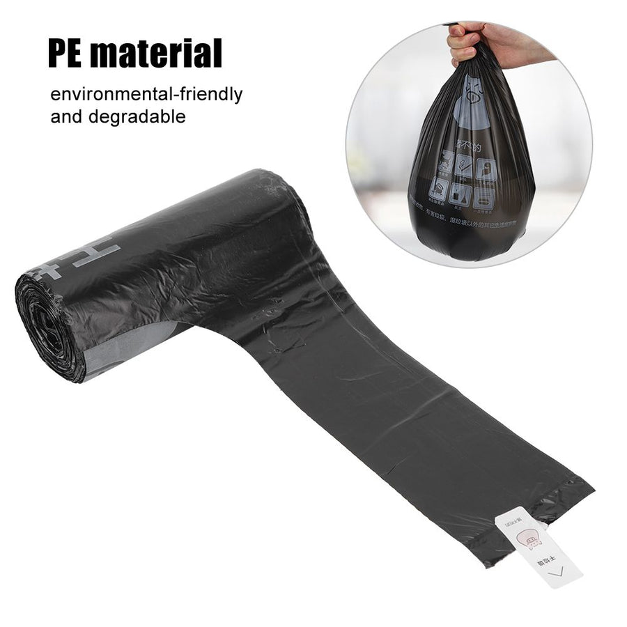 2 Rolls Vest Type Disposable Garbage Bag Portable Household Trash Rubbish Bag
