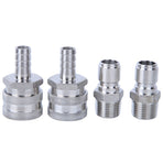 4pcs G1/2in Male Thread Stainless Steel Quick Connector Adapter for Home Brewing Beer