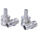 4pcs G1/2in Male Thread Stainless Steel Quick Connector Adapter for Home Brewing Beer