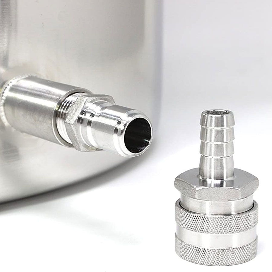 4pcs G1/2in Male Thread Stainless Steel Quick Connector Adapter for Home Brewing Beer