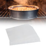 100Pcs Non-Stick Parchment Paper Baking Sheets Silicone Baking Mat Kitchen Accessories(White )