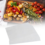 100Pcs Non-Stick Parchment Paper Baking Sheets Silicone Baking Mat Kitchen Accessories(White )