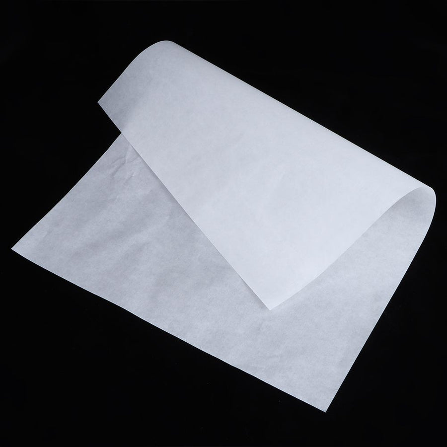 100Pcs Non-Stick Parchment Paper Baking Sheets Silicone Baking Mat Kitchen Accessories(White )