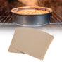 100Pcs Non-Stick Parchment Paper Baking Sheets Silicone Baking Mat Kitchen Accessories(Brown )