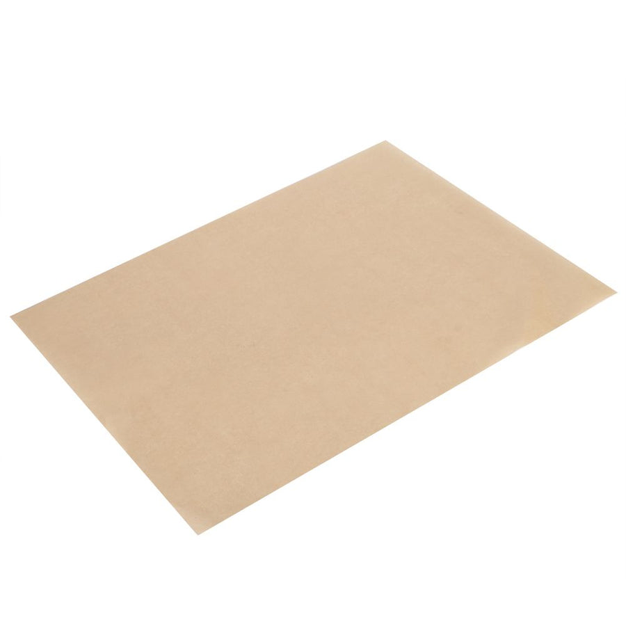 100Pcs Non-Stick Parchment Paper Baking Sheets Silicone Baking Mat Kitchen Accessories(Brown )