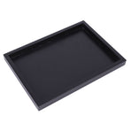 Multi Purpose Rectangular Wooden Tea Coffee Food Serving Tray for Home Restaurant 25x18x2cm