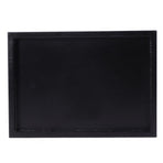 Multi Purpose Rectangular Wooden Tea Coffee Food Serving Tray for Home Restaurant 25x18x2cm
