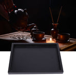 Multi Purpose Rectangular Wooden Tea Coffee Food Serving Tray for Home Restaurant 25x18x2cm