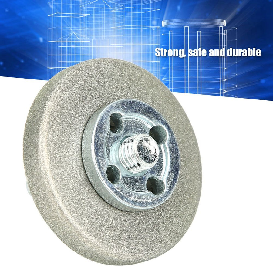 5.6cm Diameter Grinding Wheel High Hardness Sharpening Stone for Planing Tool Drill Scissor180 Grit