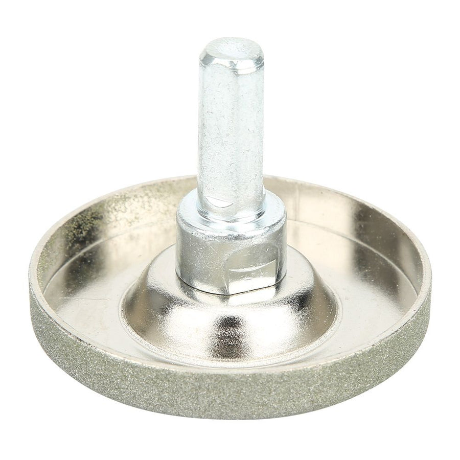 5.6cm Diameter Grinding Wheel High Hardness Sharpening Stone for Planing Tool Drill Scissor180 Grit