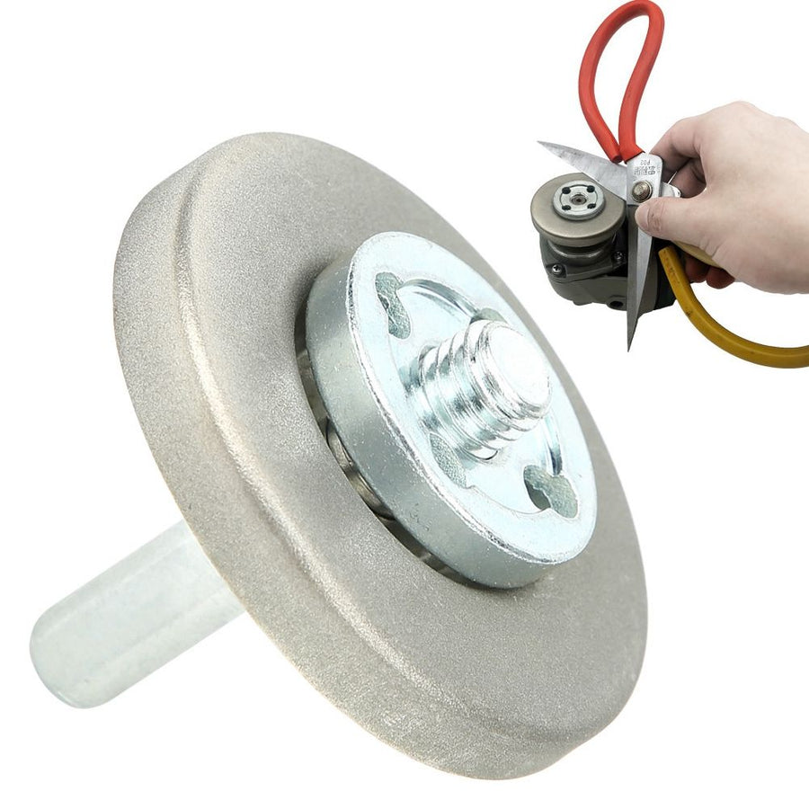 5.6cm Diameter Grinding Wheel High Hardness Sharpening Stone for Planing Tool Drill Scissor600 Grit