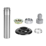 Stainless Steel Threaded Pipe with Quick Connector Beer Keg Faucet Connecting Pipe