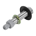 Stainless Steel Threaded Pipe with Quick Connector Beer Keg Faucet Connecting Pipe