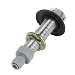 Stainless Steel Threaded Pipe with Quick Connector Beer Keg Faucet Connecting Pipe