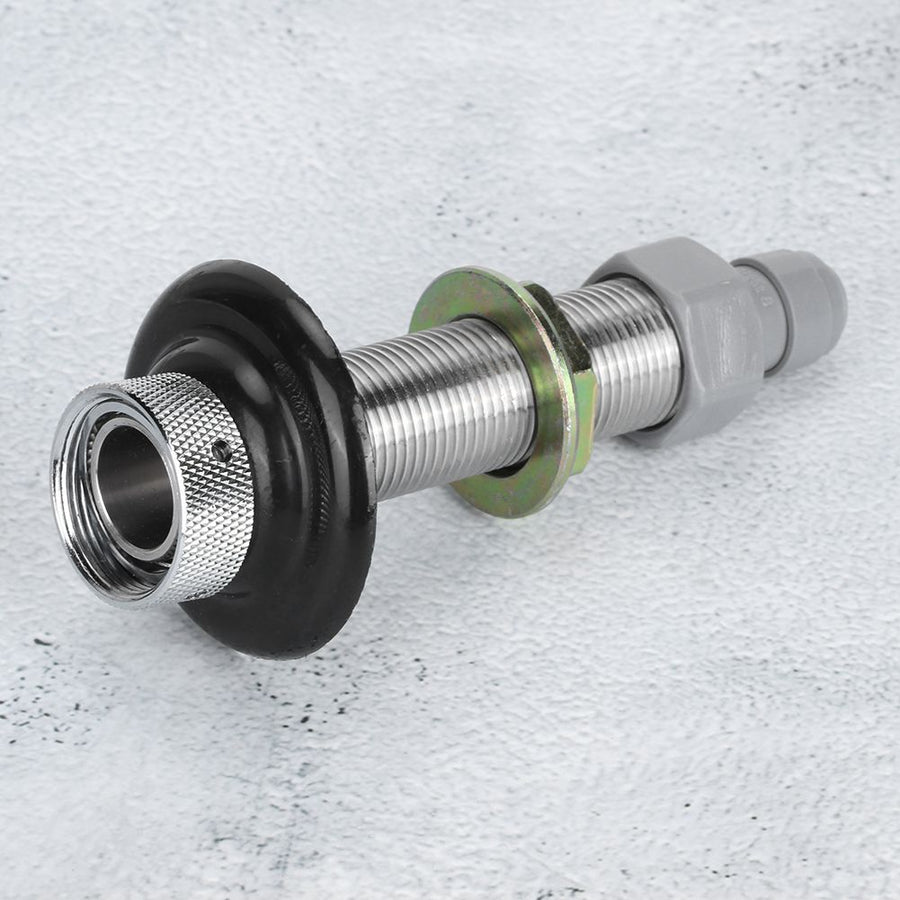Stainless Steel Threaded Pipe with Quick Connector Beer Keg Faucet Connecting Pipe