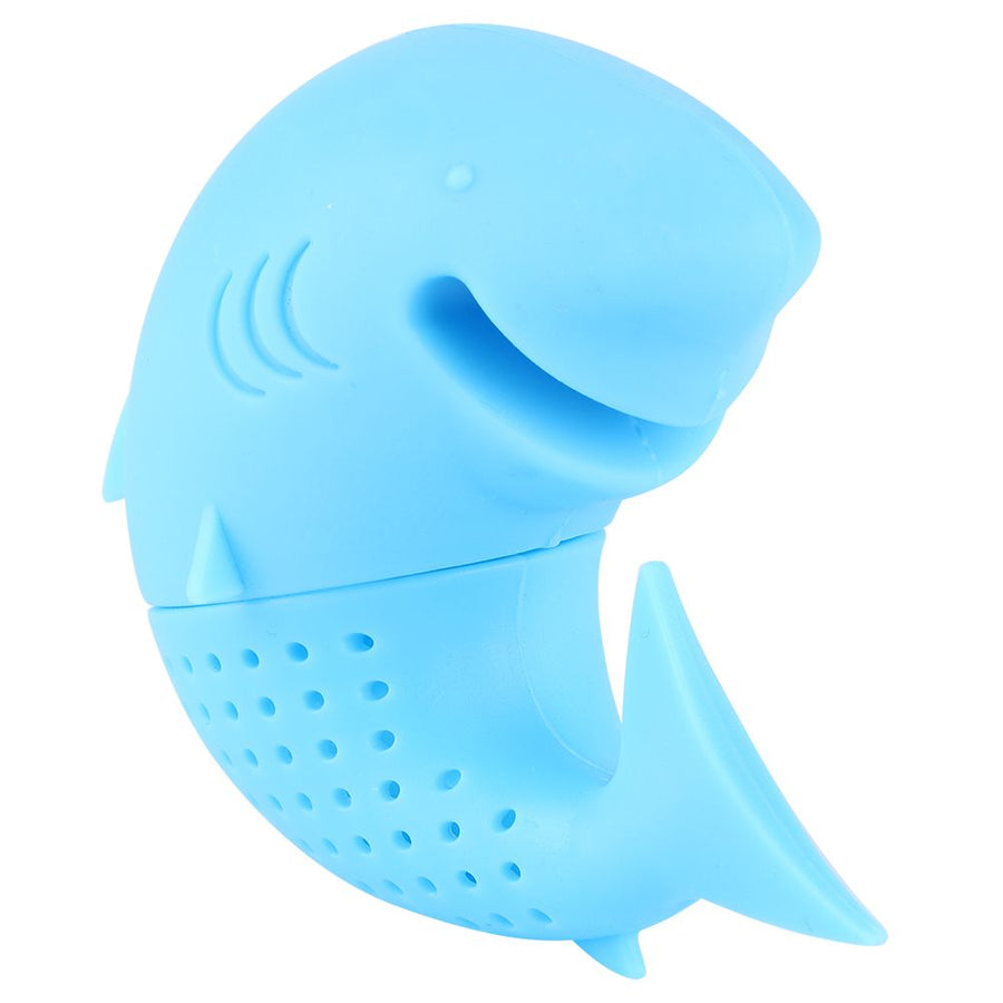 Cute Animal‑Shaped Silicone Tea Infuser Heat Resistant Tea Leaf Strainer Filter Accessory Blue