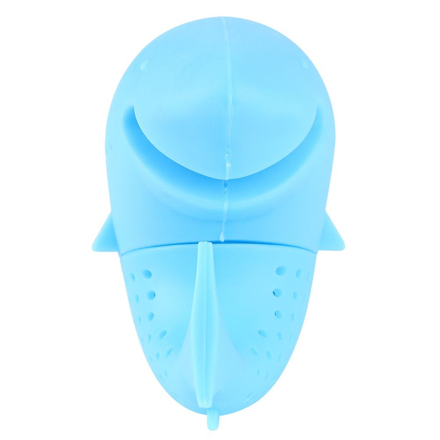 Cute Animal‑Shaped Silicone Tea Infuser Heat Resistant Tea Leaf Strainer Filter Accessory Blue