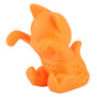 Cute CatShaped Loose Tea Leaf Strainer Filter Silicone Tea Infuser Accessory for Home Office