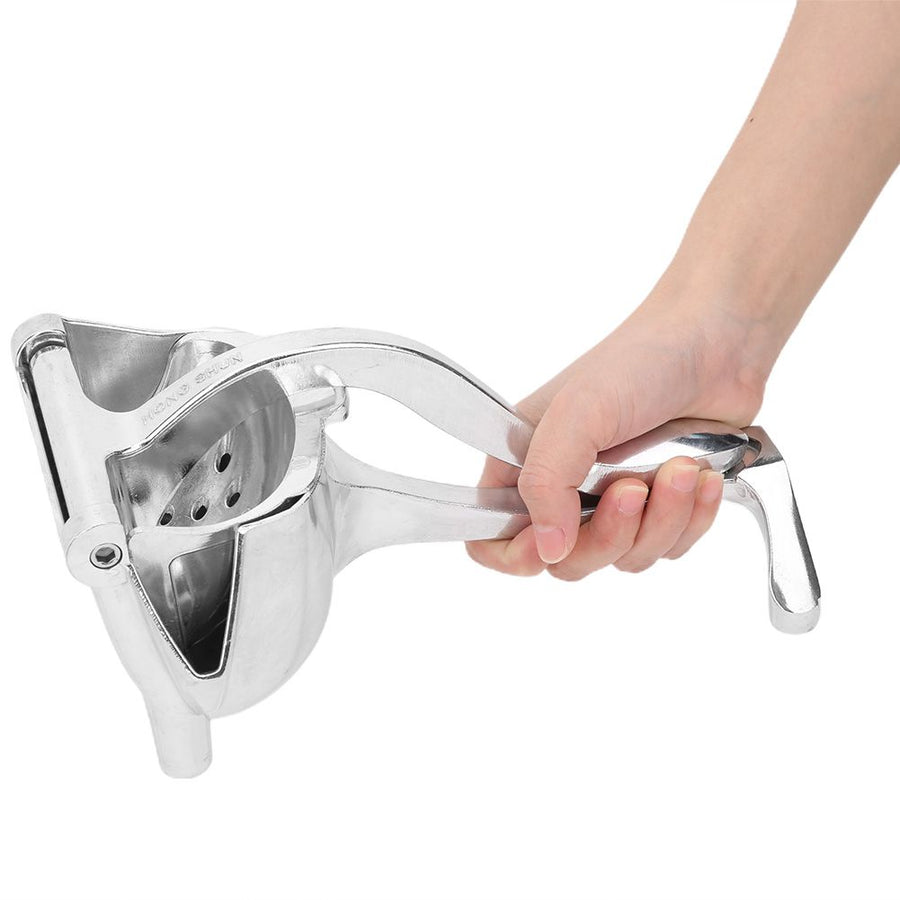 Mini Manual Fruit Juicer Lemon Press Squeezer Aluminum Alloy Extractor Household Squeezing ToolSilver