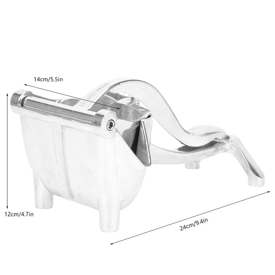 Mini Manual Fruit Juicer Lemon Press Squeezer Aluminum Alloy Extractor Household Squeezing ToolSilver