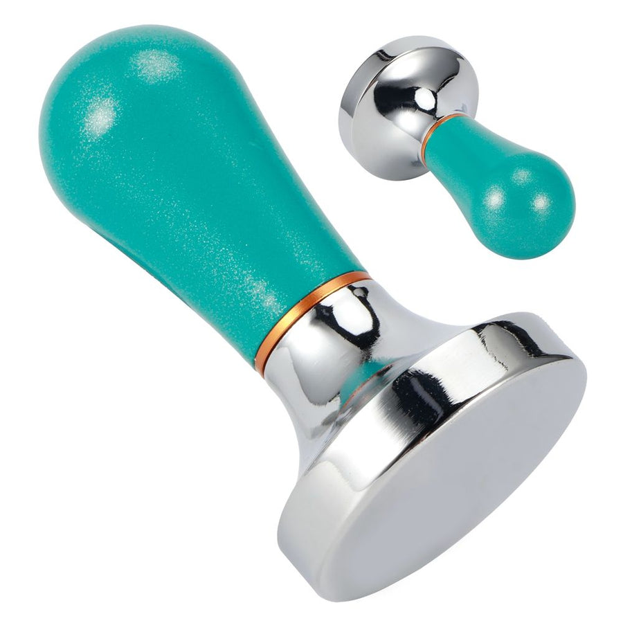 Aluminium Alloy Household Coffee Tamper Powder Pressed Hammer Coffee Machine AccessoryLight Blue