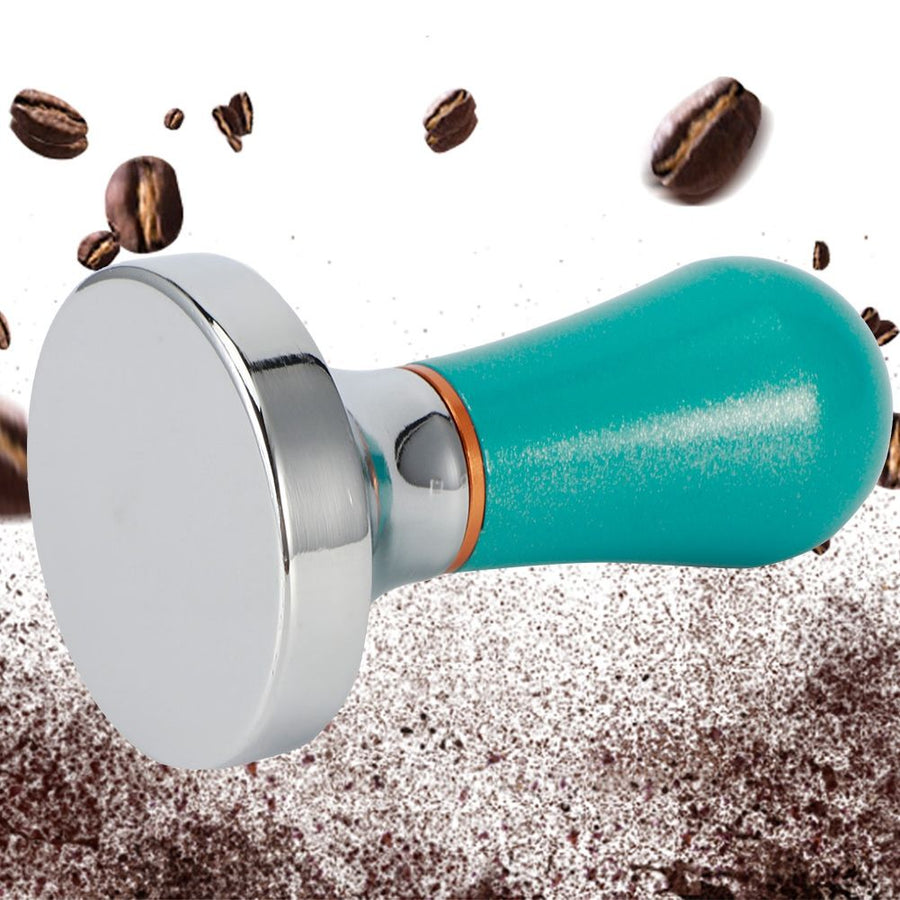 Aluminium Alloy Household Coffee Tamper Powder Pressed Hammer Coffee Machine AccessoryLight Blue