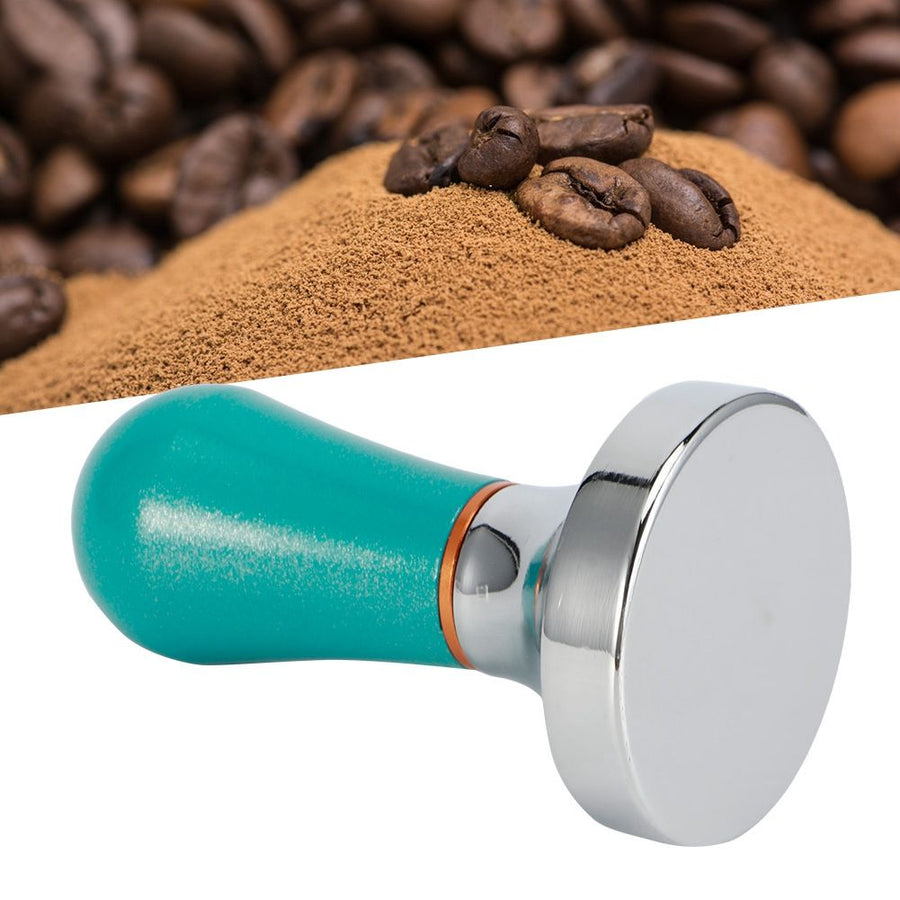 Aluminium Alloy Household Coffee Tamper Powder Pressed Hammer Coffee Machine AccessoryLight Blue