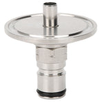 1.5in Gas Lock Post Adapter Tri Clamp to Ball Connector Beer Brewing Accessory Brewer Fitting