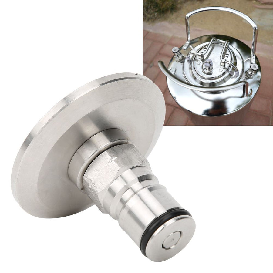 1.5in Gas Lock Post Adapter Tri Clamp to Ball Connector Beer Brewing Accessory Brewer Fitting