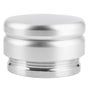 Adjustable Stainless Steel Coffee Tamper Flat Base Coffee Powder Distributor Leveler Tool for Home OfficeSilver