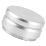 Adjustable Stainless Steel Coffee Tamper Flat Base Coffee Powder Distributor Leveler Tool for Home OfficeSilver