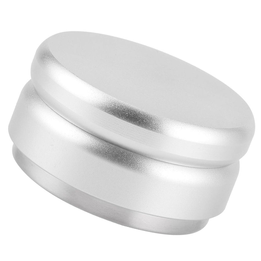 Adjustable Stainless Steel Coffee Tamper Flat Base Coffee Powder Distributor Leveler Tool for Home OfficeSilver