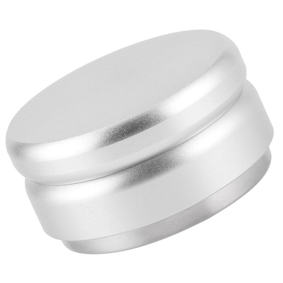 Adjustable Stainless Steel Coffee Tamper Flat Base Coffee Powder Distributor Leveler Tool for Home OfficeSilver