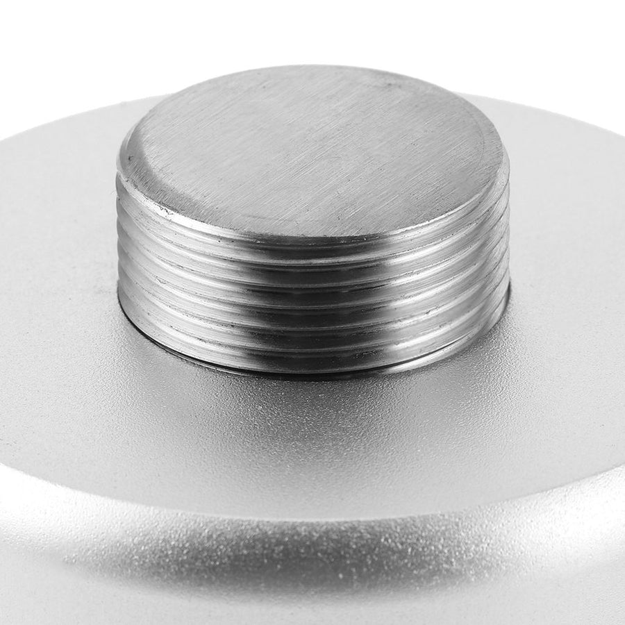 Adjustable Stainless Steel Coffee Tamper Flat Base Coffee Powder Distributor Leveler Tool for Home OfficeSilver