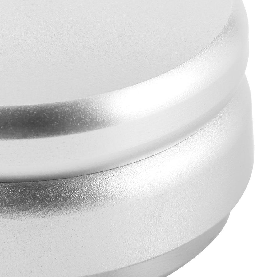 Adjustable Stainless Steel Coffee Tamper Flat Base Coffee Powder Distributor Leveler Tool for Home OfficeSilver