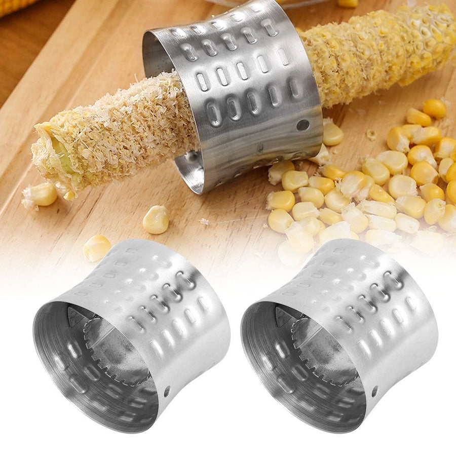 2pcs Corn Stripper Cutter 304 Stainless Steel Corn Stripping Tool for Home Kitchen