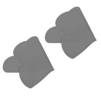 2pcs Children Cloud Shape Placemat Silicone Waterproof Heat Insulation Feeding Plate PlacematGray