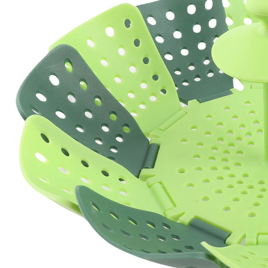 2pcs Foldable Steaming Basket High Temperature Resistant Cooker Dish for Vegetable Fruit