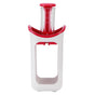 Squeeze Station Press &amp; Store System Portable Children Fruit Puree Squeezer Food Pouches for Home Kitchen(Rosy Red )